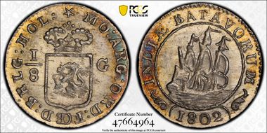 1802 1/8 G KM-80 MS65