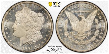 1885-CC $1 MS63PL