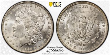 1884-O $1 MS65