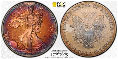 2006-P $1 Eagle-20th Anniversary Reverse Proof PR68