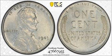 1943 1C MS63