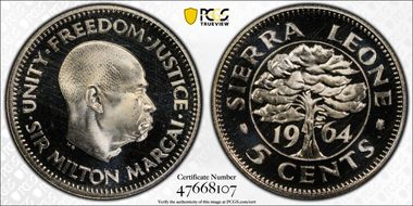 1964 5C KM-18 PR66DCAM