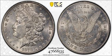1878-S $1 MS62