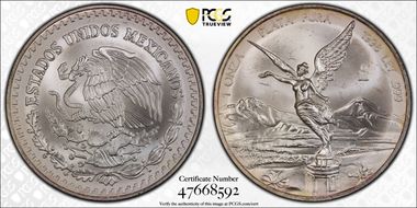 1998-Mo Onza Libertad Ag MS65