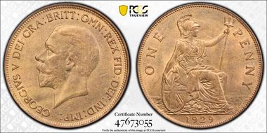 1929 1D S-4055 MS64RB