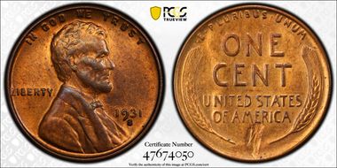 1931-S 1C MS64RB
