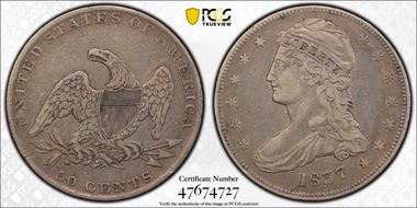 1837 50C VF30