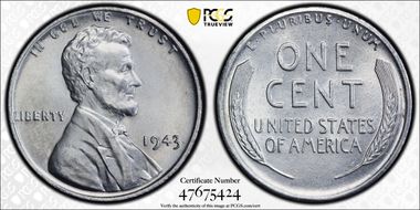 1943 1C MS67
