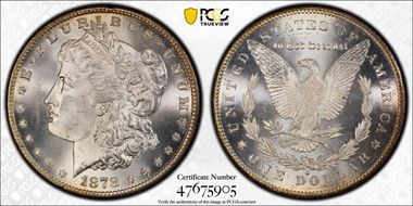 1878-S $1 MS66+ 