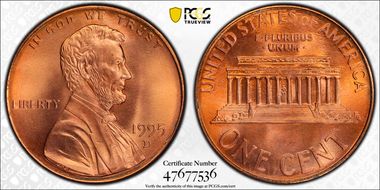 1995-D 1C MS69RD