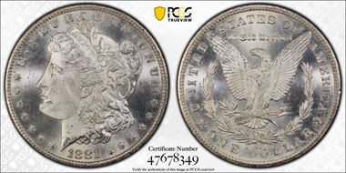 1881-CC $1 MS65+