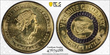 2023 $2 Vegemite Centenary Colorized Tastes Like Australia MS65