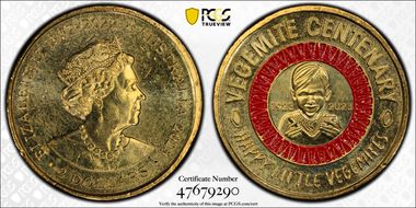 2023 $2 Vegemite Centenary Colorized Happy Little Vegemites MS66