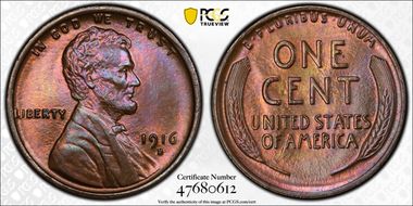 1916-D 1C MS66BN