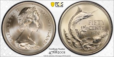 1970 50C MS68