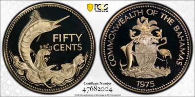 1975-FM 50C Silver PR69DCAM