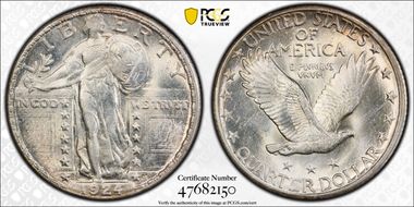 1924-D 25C MS64