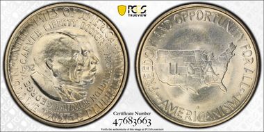 1952-S 50C Washington-Carver MS66