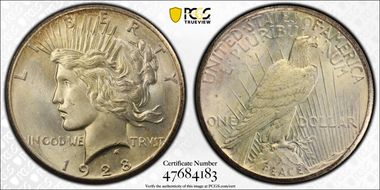 1928 $1 MS65