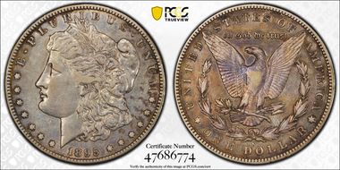 1895-S $1 XF40