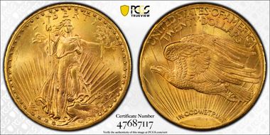 1927-S $20 MS64
