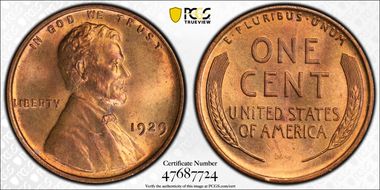 1929 1C MS65RB