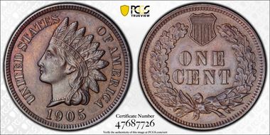 1905 1C MS63BN