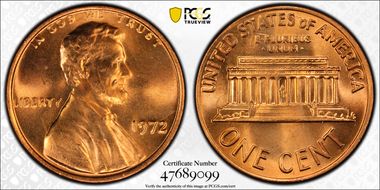 1972 1C DDO FS-102 MS66RD