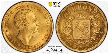 1902 20 Kr MS64