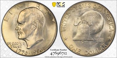 1976-D $1 Type 1 MS66