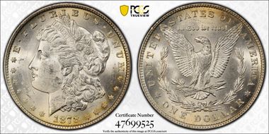 1878 7TF $1 Reverse of 1879 N1