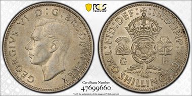 1944 Florin S-4081 AU58