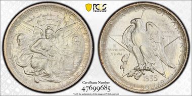 1935 50C Texas MS67
