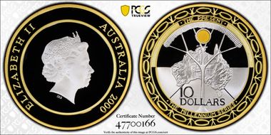 2000 $10 The Present PR69DCAM