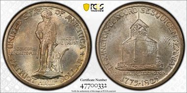 1925 50C Lexington MS66