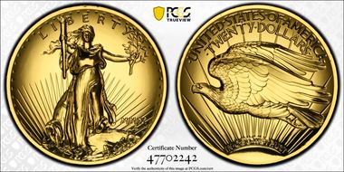 2009 $20 Ultra High Relief MS70PL