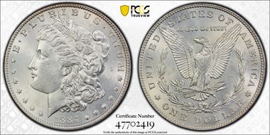 1884 $1 MS63