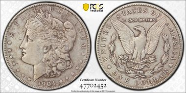1904-S $1 VF35