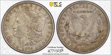 1878 7TF $1 Reverse of 1878 XF45