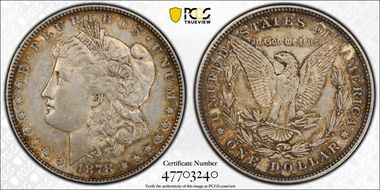 1878 8TF $1 AU50