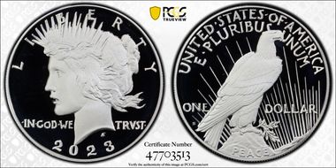 2023-S $1 Peace Dollar PR69DCAM