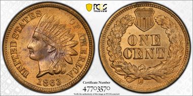 1863 1C MS62