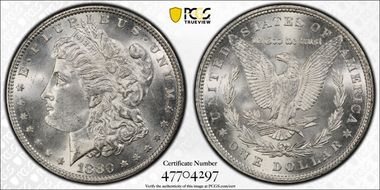 1880 $1 VAM 23 80/79 MS64