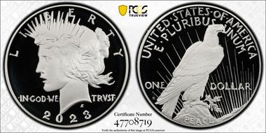 2023-S $1 Peace Dollar First Strike PR69DCAM