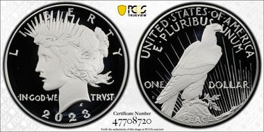 2023-S $1 Peace Dollar First Strike PR70DCAM