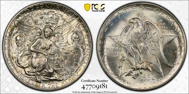 1936-D 50C Texas MS66