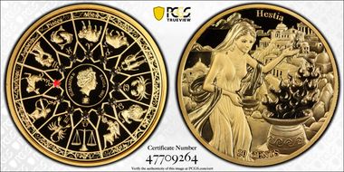 2022 20C Hestia - Capricorn 12 Olympians in the Zodiac MS70