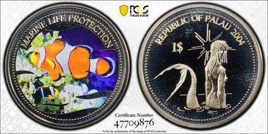 2004 $1 KM-71 Clownfish PR69DCAM