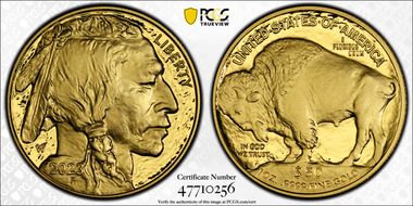 2023-W $50 American Buffalo  .9999 Fine Gold First Strike PR70DCAM