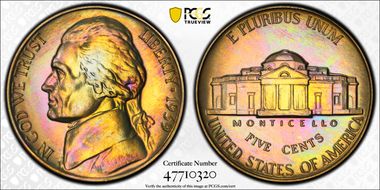 1939 5C Reverse of 1938 PR68